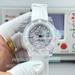 ER Factory Swiss Replica Rolex Phantomlab Submariner Transparent Case Meteorite Dial Watch 